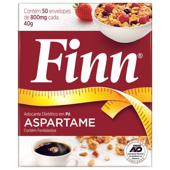 ADOÇANTE FINN PO ASPARTAME 50 ENV