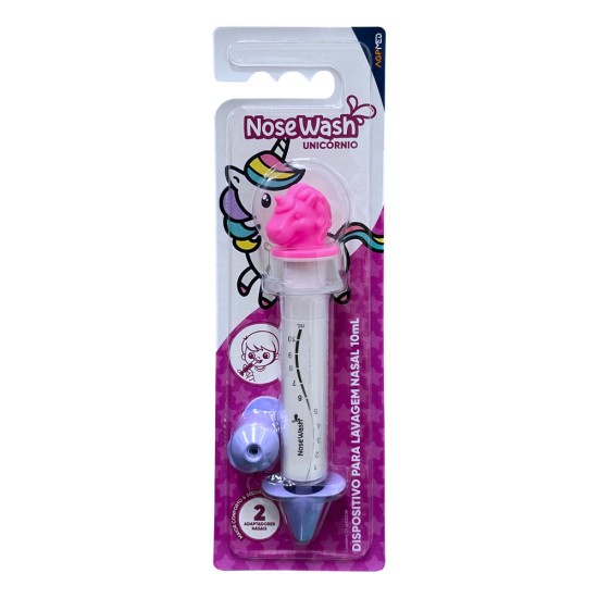 SERINGA P/ LAVAGEM NASAL INF UNICORNIO NOSEWASHAMPOO 10ML