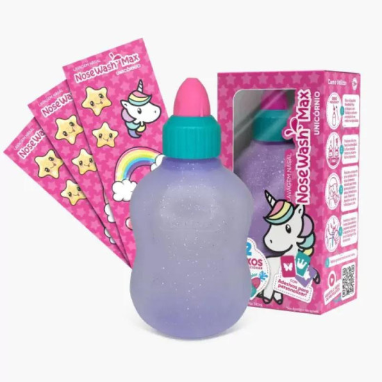 DISPOSITIVO PARA LAVAGEM NASAL NOSEWASHAMPOO UNICORNIO 240ML