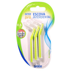 ESCOVA DENTAL GREEN TINTA INTERPRO 4 COM 6 UNDS