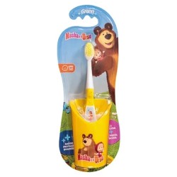 ESCOVA DENTAL GREEN INF MASHA E O URSO MACIA C/COPINHO