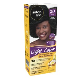 TINTURA PARA CABELO LIGHT COLOR CREME 2.0 PRETO