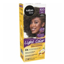 TINTURA PARA CABELO SALON LINE LIGHT COLOR 6.0 LOURO ESCURO