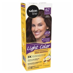 TINTURA PARA CABELO LIGHT COLOR 6.7 CHOCOLATE
