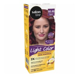 TINTURA PARA CABELO SALON LINE LIGHT COLOR 66.46 VERMELHO CEREJA