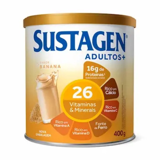 SUSTAGEN CALCIO+PROTETOR BANANA 400G