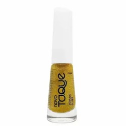 ESMALTE NOVO TOQUE DOURADO GLITER 8ML