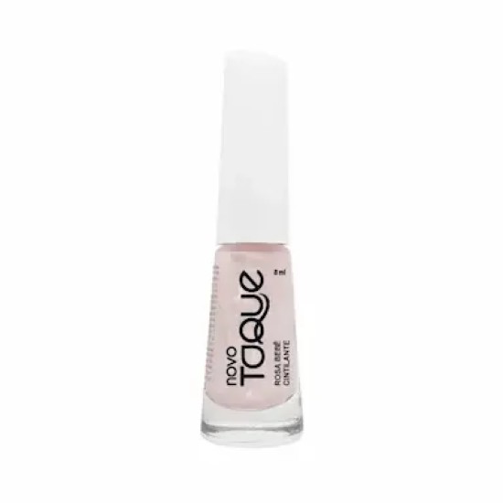 ESMALTE NOVO TOQUE ROSA BEBE CINTILANTE 8ML