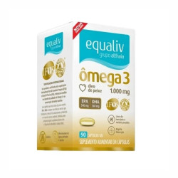 OMEGA 3 OLEO DE PEIXE 1000MG COM 90CAPSULAS EQUALIV