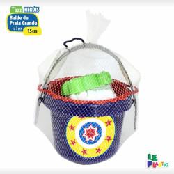 BALDINHO DE PRAIA COM ACESSORIOS 15CM REF 022