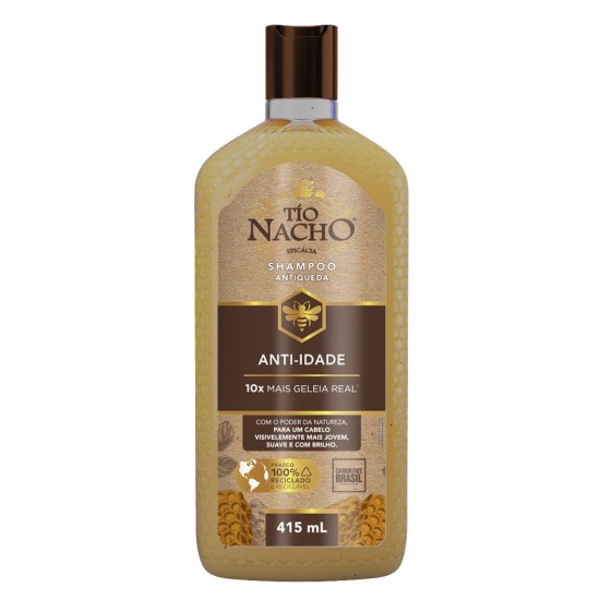 TIO NACHO SHAMPOO ANTI QUEDA E ANTI IDADE C/415ML