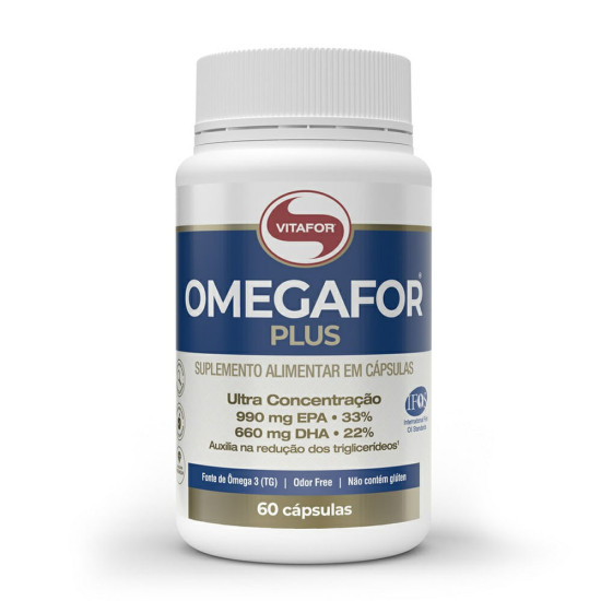 OMEGAFOR PLUS COM 60 CAPSULAS