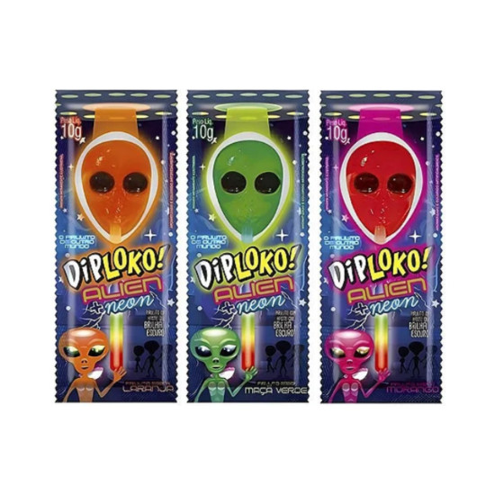 PIRULITO DIPLOKO NEON ALIEN 10GR