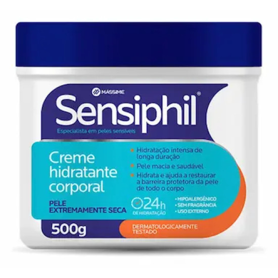 SENSIPHIL CREME HIDRATANTE COM 500G