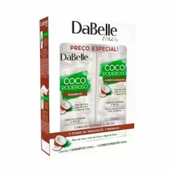 KIT DABELLE HAIR SHAMPOO 250ML+CONDICIONADOR 200ML COCO PODEROSO