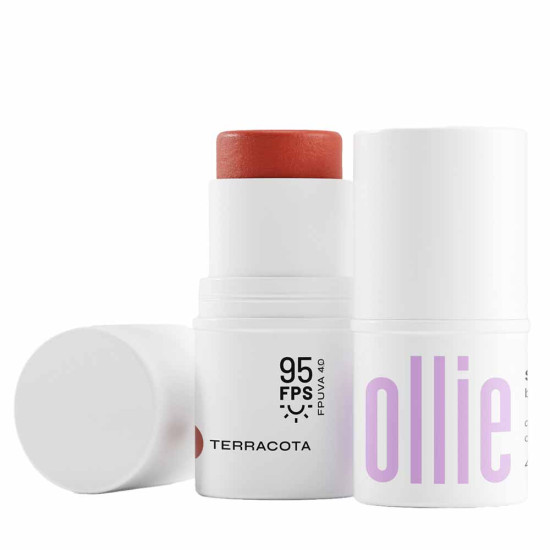 BASTAO OLLIE 3EM1 TERRACOTA BLUSH/BATON/SOMBRA FPS 95 COM 4,5G