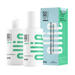 PROTETOR SOLAR FACIAL OLLIE MINERAL FLUIDO FPS50+FPUVA16 40G