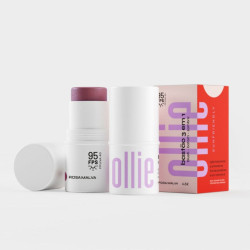 BASTAO OLLIE 3EM1 ROSA MALVA BLUSH/BATON/SOMBRA FPS 95 COM 4,5G