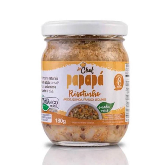 RISOTINHO INFANTIL PAPAPA ARROZ,QUINOA,FRANGO 180G