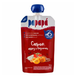 PAPINHA PAPAPA CARNE, ARROZ,LEGUMES 120G