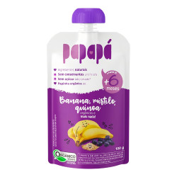 PAPINHA PAPAPA BANANA,MIRTILO E QUINOA 100G