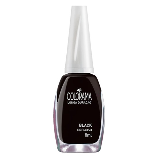 ESMALTE COLORAMA CREMOSO BLACK 8ML