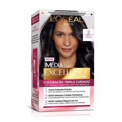 TINTURA PARA CABELO IMEDIA 2 PRETO CLASSICO
