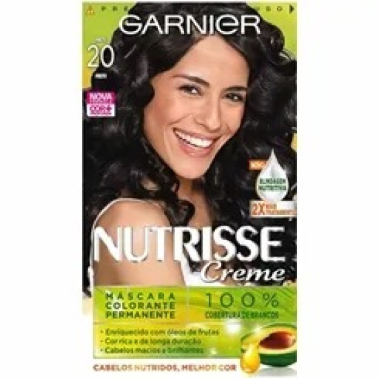 TINTURA DE CABELO NUTRISSE 20 PRETO ABSOLUTO