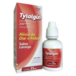 TYLALGIN 200MG GTS C/15 ML