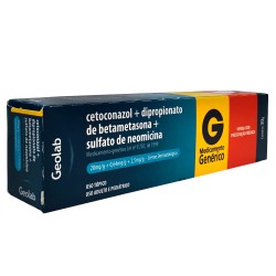 CETOCONAZOL+BETAMETASONA+NEOMICINA CREME C/30 GR GEOLAB