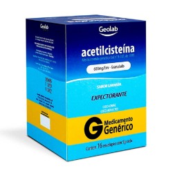 ACETILCISTEINA 600MG C/16 SACHES GEOLAB