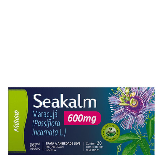 SEAKALM 600MG COM 20 CAPSULAS