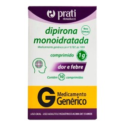 DIPIRONA SODICA 1G C/10 COMPRIMIDOS PRATI DONADUZZI