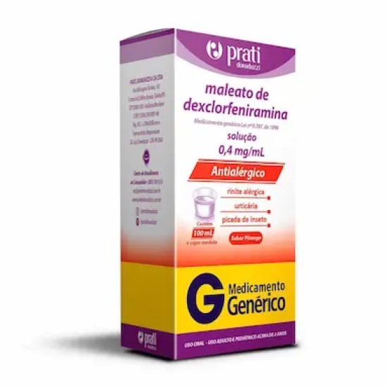 DEXCLORFENIRAMINA XPE C/100 ML PRATI DONADUZZI