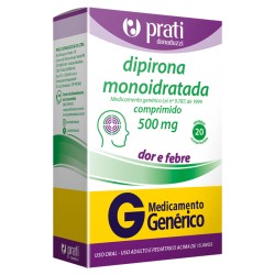 DIPIRONA SODICA 500MG C/20 CAPSULAS PRATI DONADUZZI