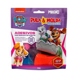 MASSA PULA E MOLDA 70G PATRULHA CANINA ROXO