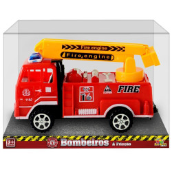 BRINQUEDO CAMINHAO BOMBEIRO FRICCAO 16,5CM ART BRINK