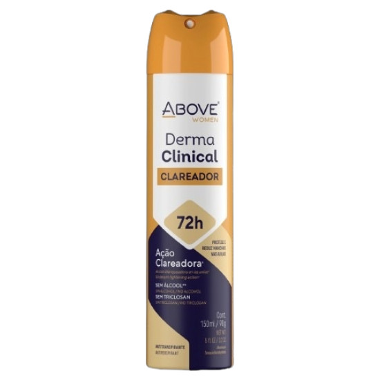 DESODORANTE AEROSOL ABOVE DERMA CLINICAL CLAREADOR 150ML