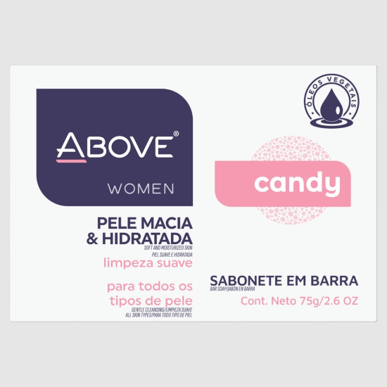 SABONETE ABOVE WOMEN CANDY 75G
