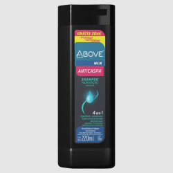 SHAMPOO ABOVE MEN ANTICASPA 4EM1 220ML