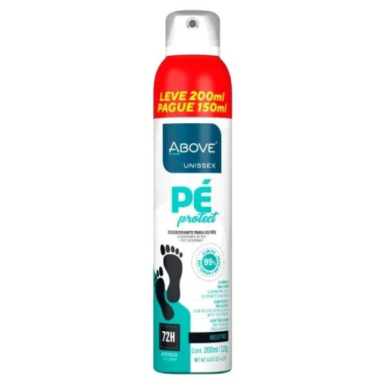 DESODORANTE PARA PES ABOVE UNISSEX PE PROTECT NEUTRO LV200ML PG150ML