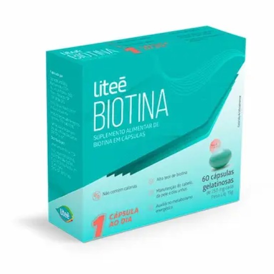 LITEE BIOTINA 60 CAPS