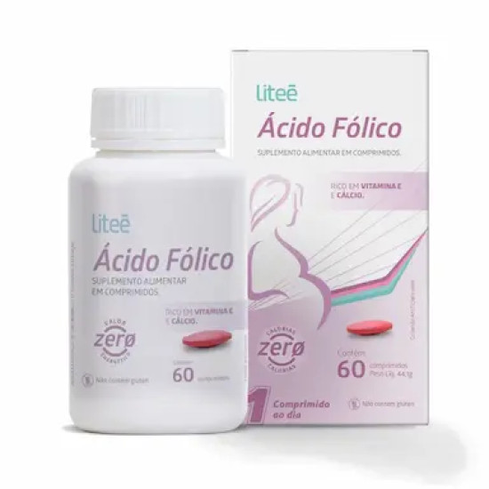 ACIDO FOLICO COM 60 CAPSULAS LITEE