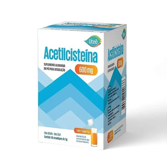 ACETILCISTEINA 600MG COM 16 ENV 5G LITEE
