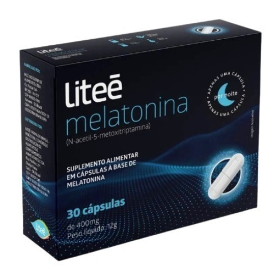 LITEE MELATONINA MENTA COM 30 CAPSULAS