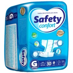 FRALDA GERIATRICA SAFETY ECON G C/30 UND