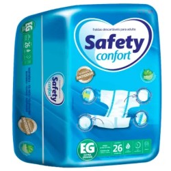 FRALDA GERIATRICA SAFETY ECON XG C/26 UND