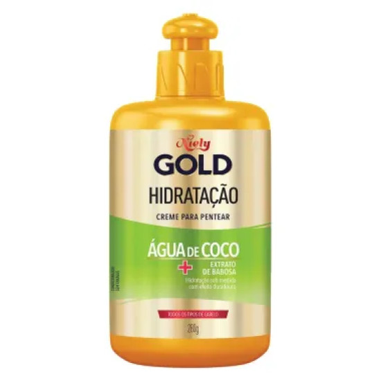 CREME DE PENTEAR NIELY GOLD AGUA DE COCO 280G