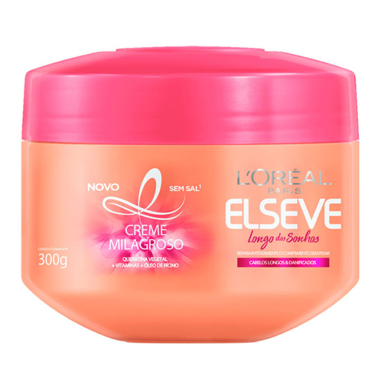 CREME TRATAMENTO ELSEVE LONGO DOS SONHOS 300G