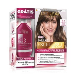 TINTURA PARA CABELO IMEDIA 6.1 LOURO ESCOVA ACINZENTADO